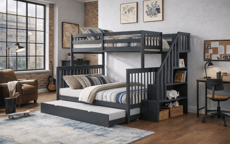 Why Kids Absolutely Love Sleeping in a Bunk Bed With Stairs